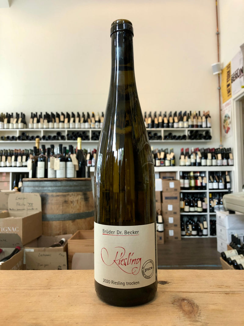 Riesling trocken "Pure" Dienheimer 2022 - Weingut Brüder Dr. Becker (BD &amp; vin nature)